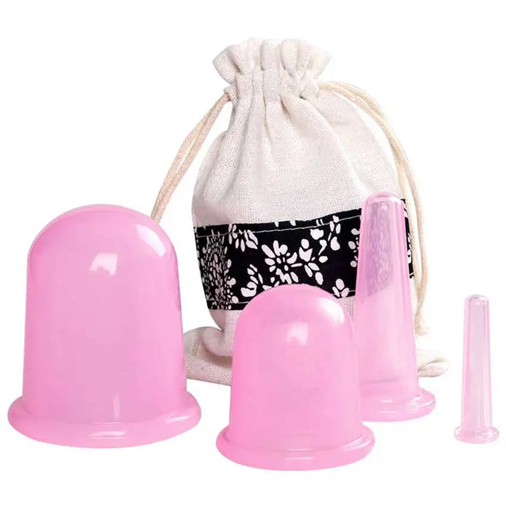 5pcs/Set Silicone Anti Cellulite Cup Vacuum Massage