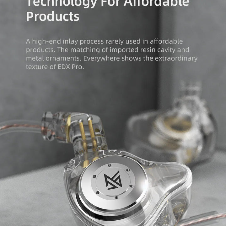 KZ EDX Pro Gaming & Music Earphones